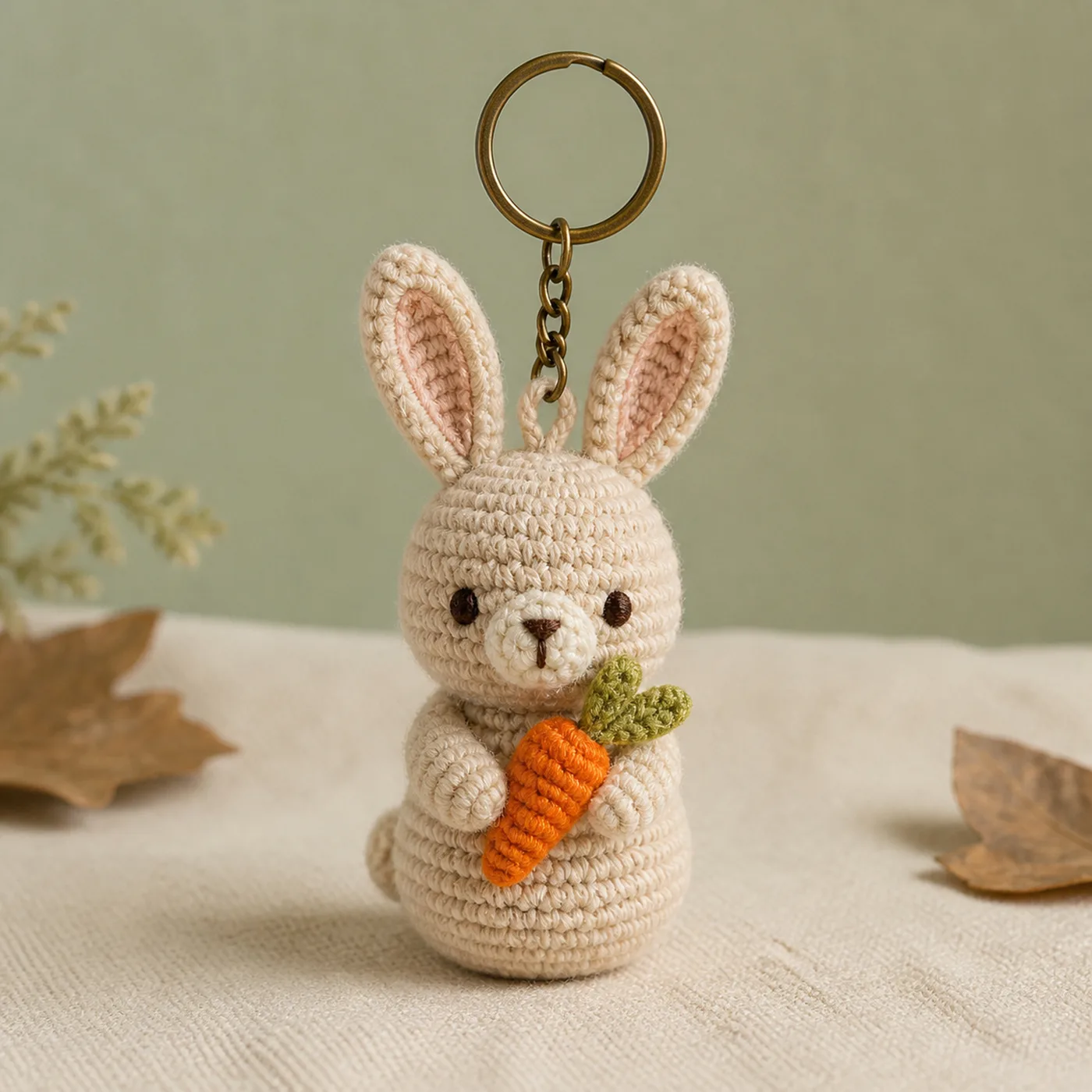 Tiny Bunny Keychain